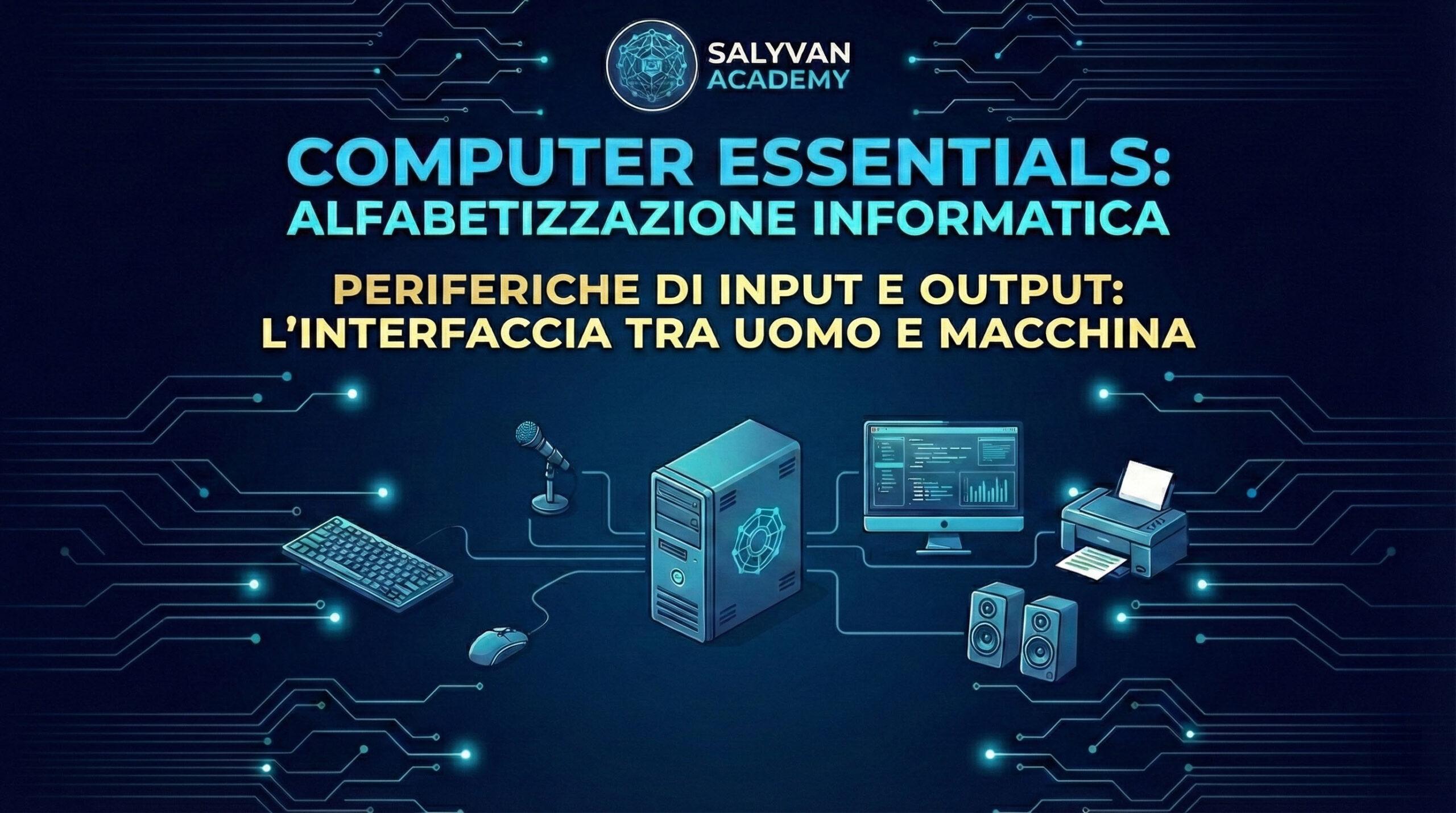 Periferiche di Input e Output: L’Interfaccia tra Uomo e Macchina | Lezione 3