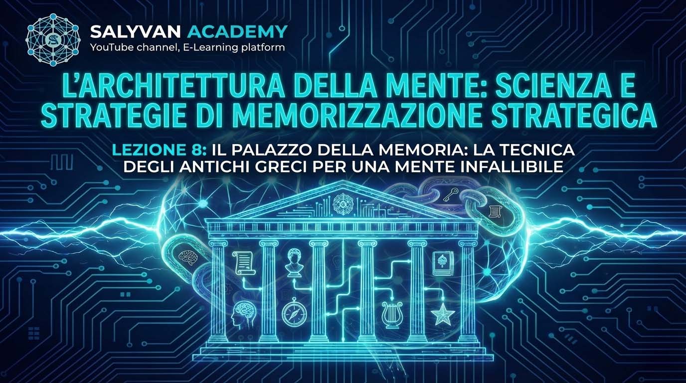 Il Palazzo della Memoria: La Tecnica degli Antichi Greci per una Mente Infallibile | Lezione 8